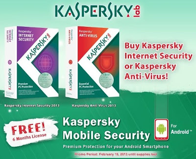 Free Android Mobile Security for Kaspersky Lab customers
