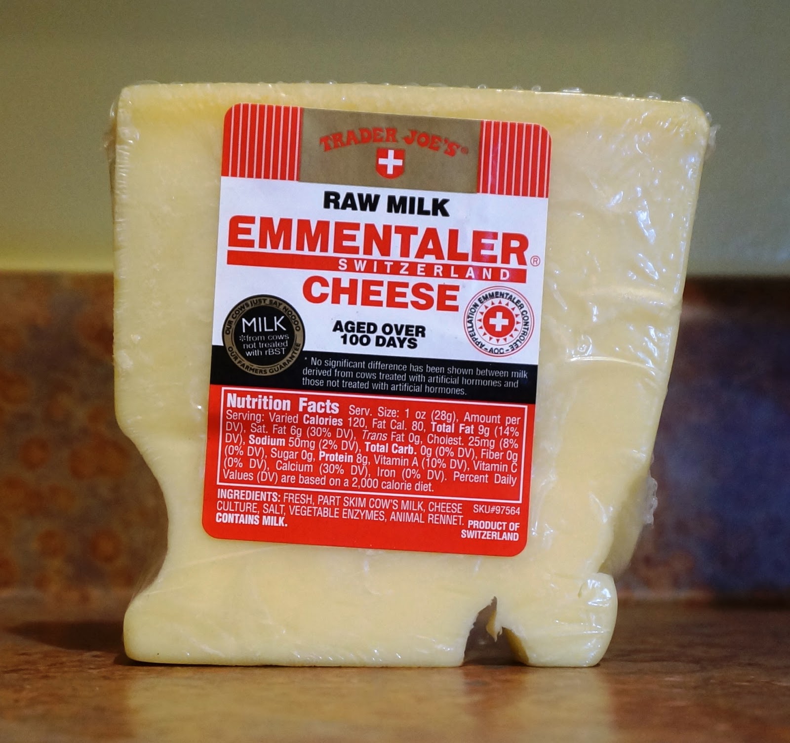 Exploring Trader Joe's Trader Joe's Raw Milk Emmentaler Switzerland Cheese