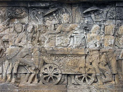 borobudur bas relief Penjelasan Ilmiah Tentang Misteri Pembangunan Borobudur