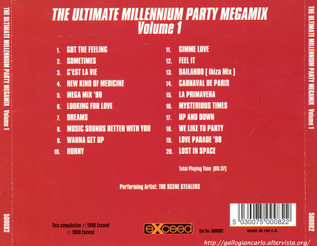 The Scene Stealers - "The Ultimate Millennium Party Megamix Vol. 1"
