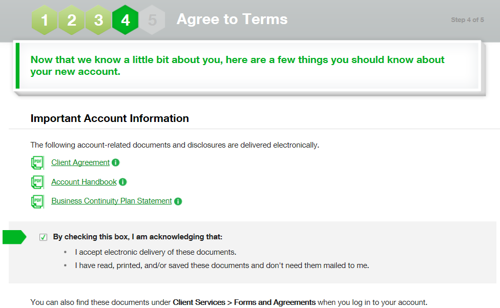 TD Ameritrade開戶申請書填寫(How to open a TD Ameritrade Brokerage