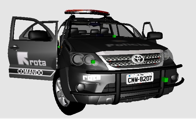 TATICO A QTI: Hilux SW4 ROTA By Joel 3D