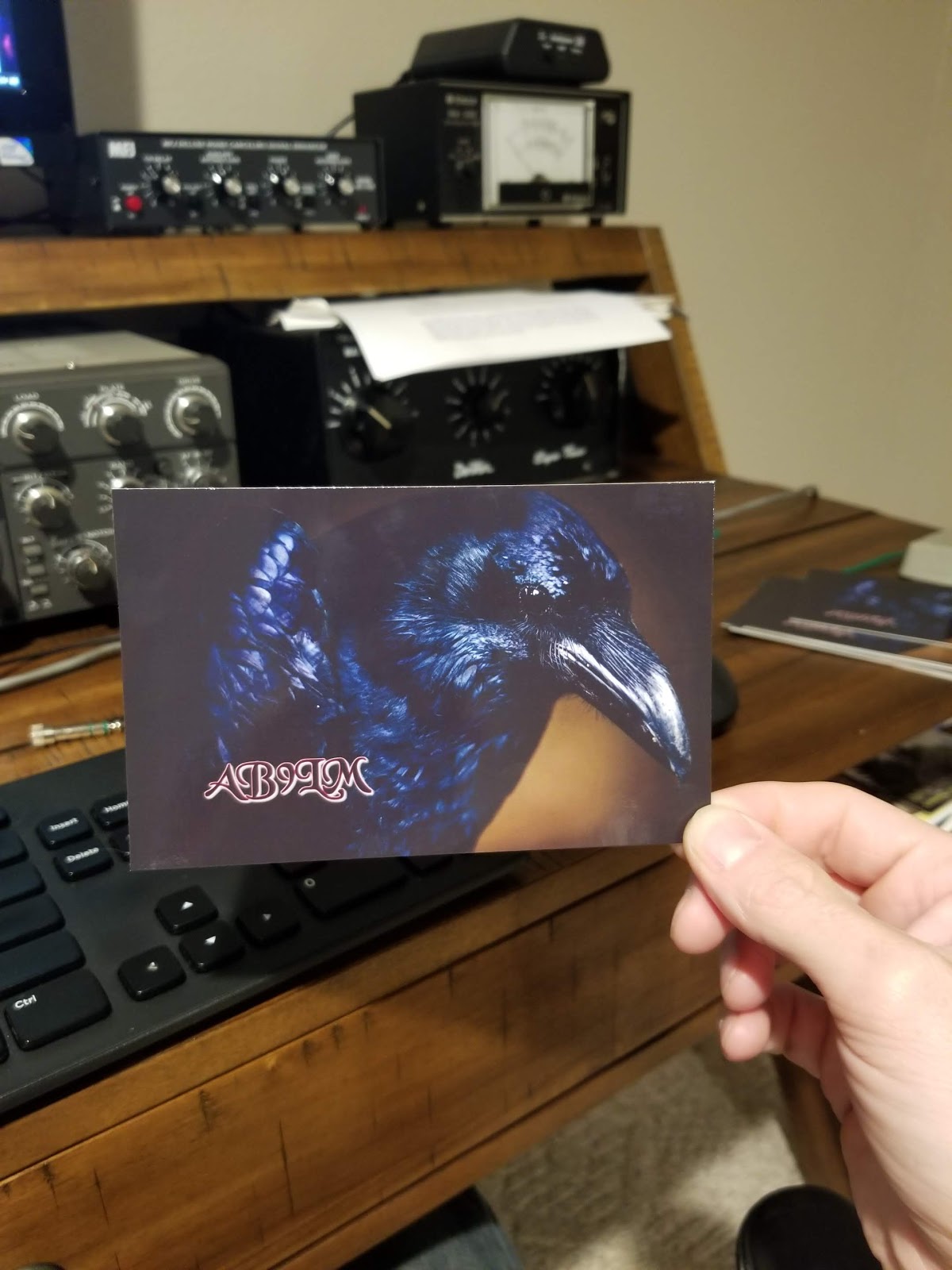 AB9LM Vistaprint QSL cards