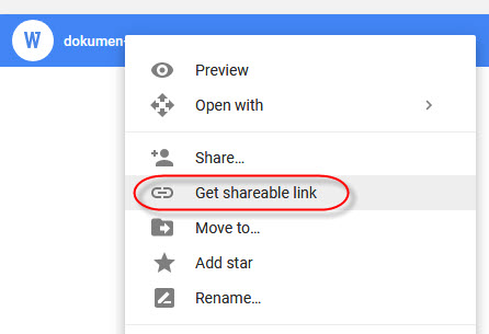 Cara Mudah membuat share link google drive, Get Shareable Link, Tempat Menyimpan Dukoment Aman
