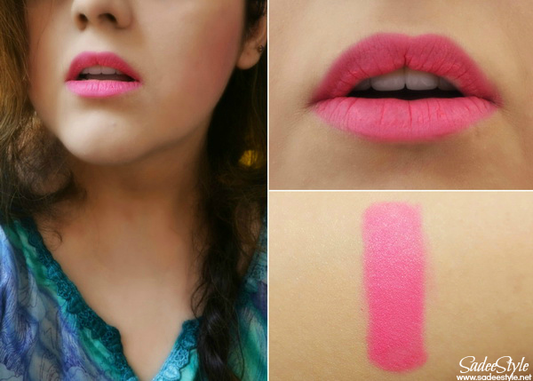 Illamasqua Immodest Lipstick swatches and review