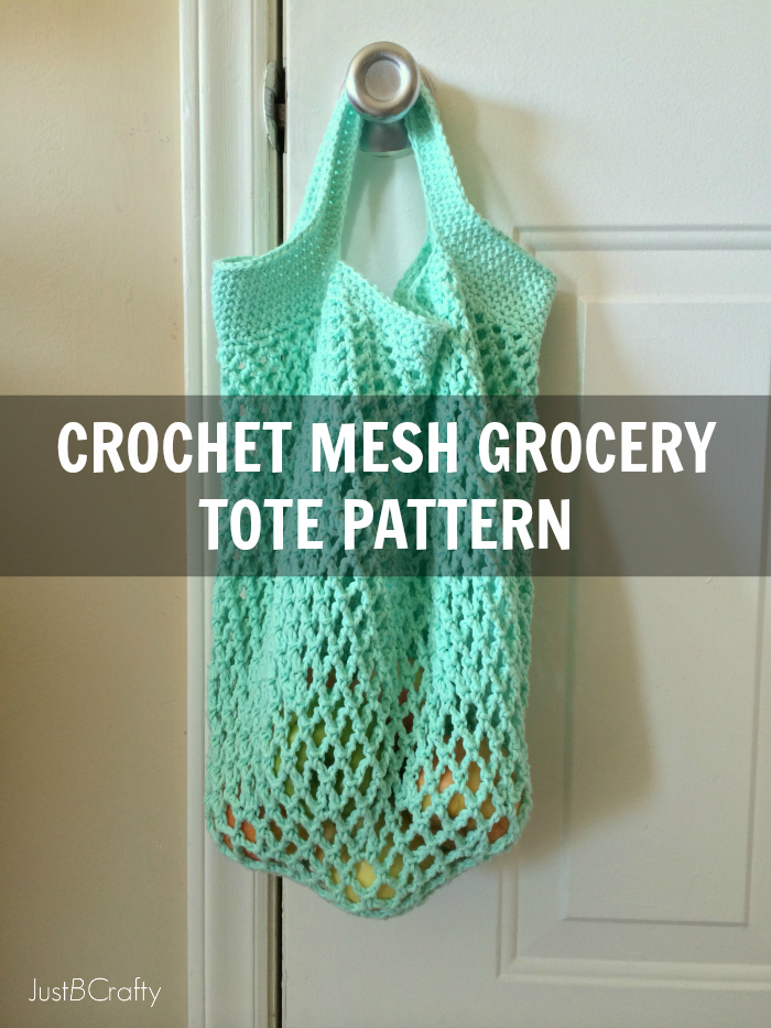 Crochet Mesh Grocery Tote Pattern