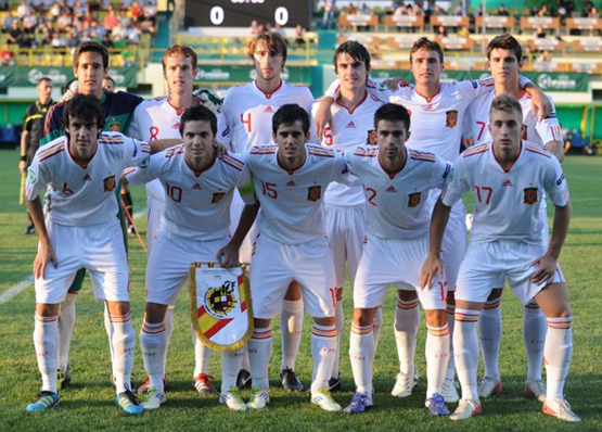jugadores de la selección española sub 19 de fútbol