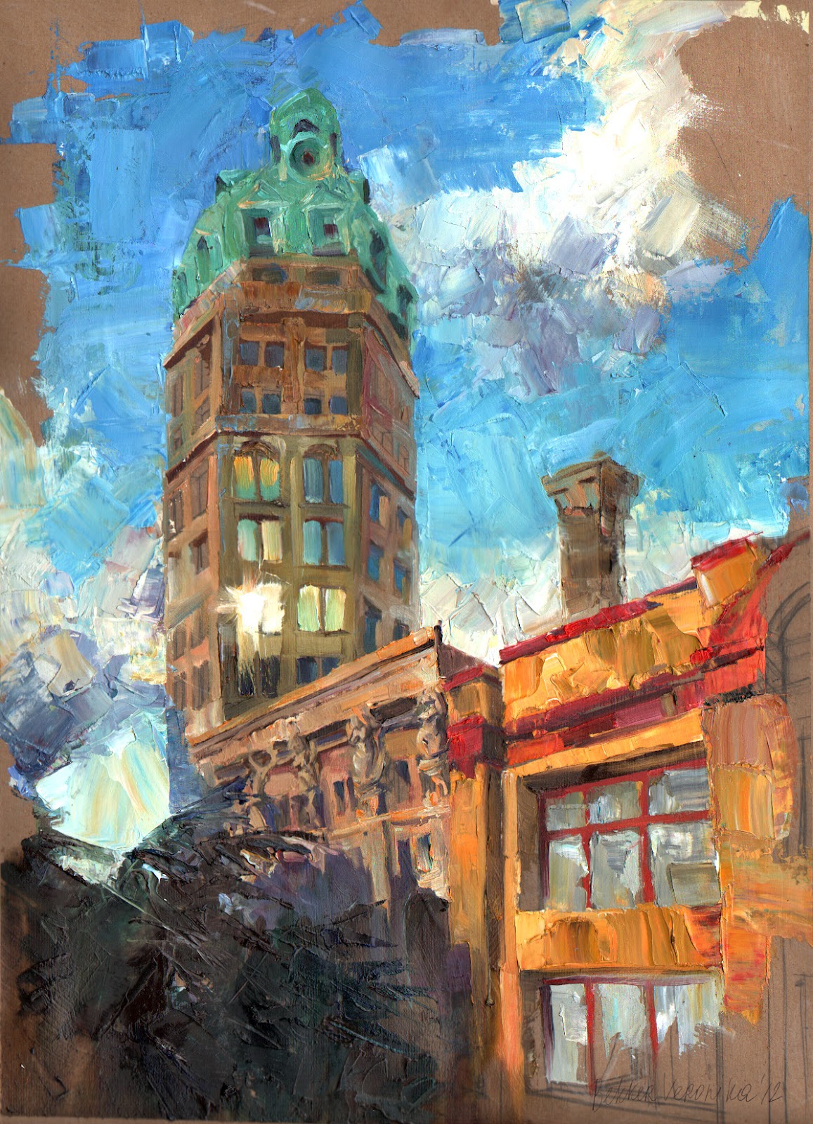Veronika McLeod City of Vancouver Plein Air Paintings.