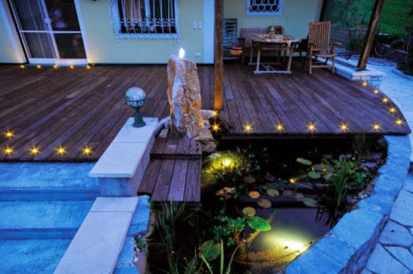 Ground recessed LED lighting &#8211; modern ideas!