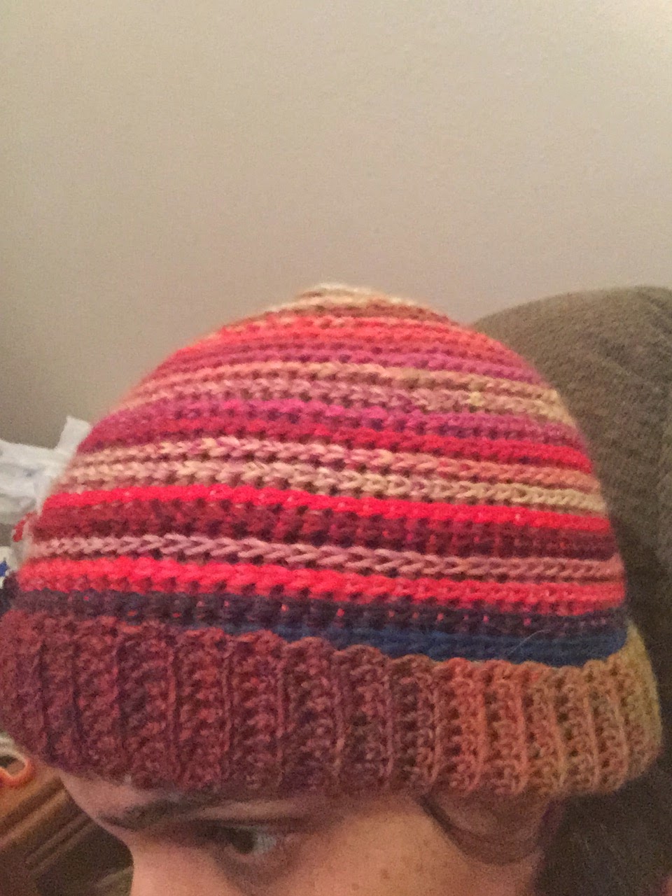 A Hook in Time Knitlike Crochet Beanie