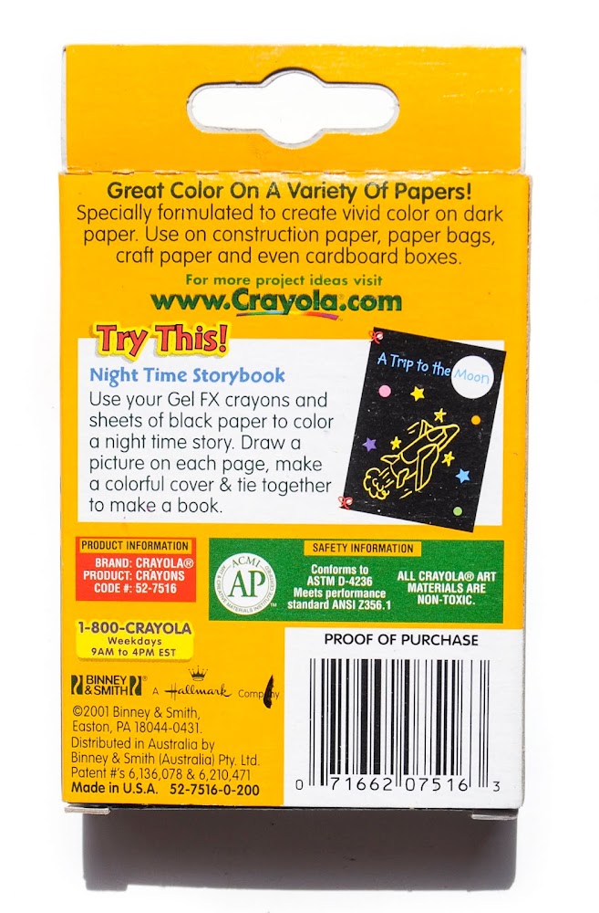 Crayola Gel Markers and Gel FX crayons: What's Inside the Box