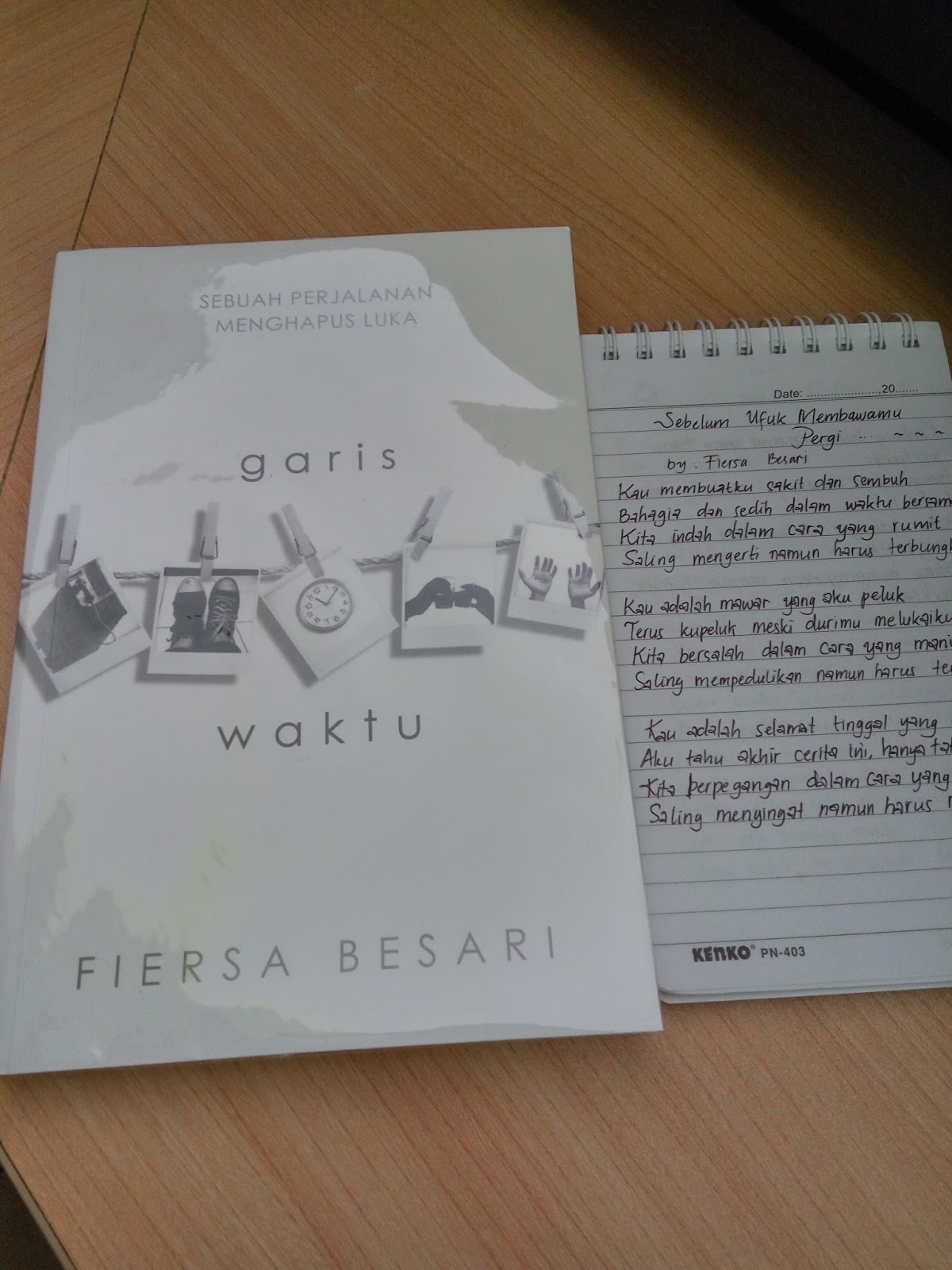 Review dan Kutipan Buku Garis Waktu Karya Fiersa Besari | Aien's World