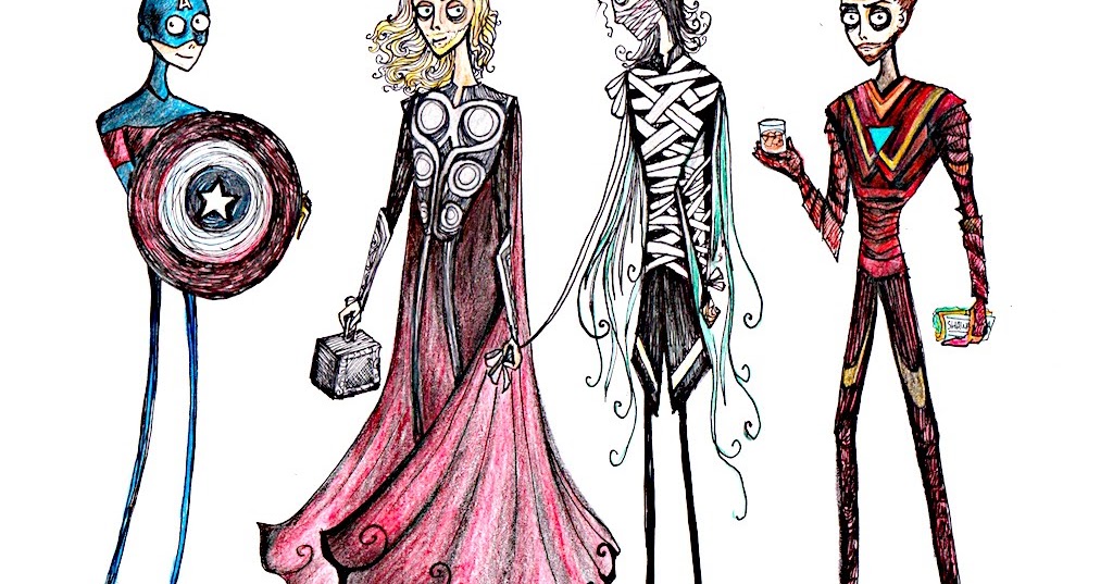 тимов стиль. рисунки тима бёртона. персонажи в стиле тима бертона. тимов стиль. стиль тима бёртона.