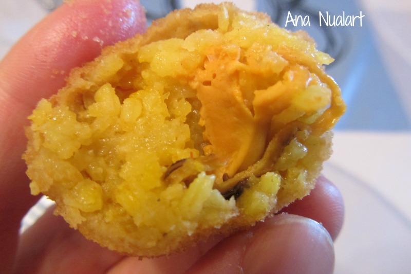 La cocinera de Bétulo ARANCINI DE PAELLA