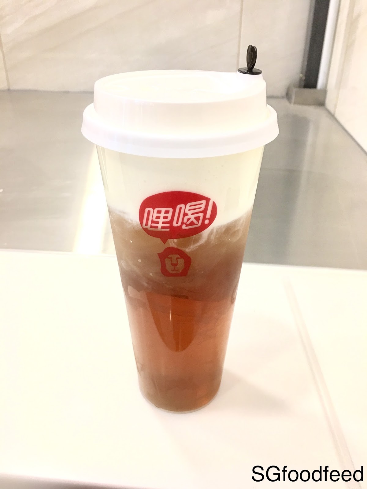 SGfoodfeed LiHO (哩喝!) Cheese foam mix with Tea!