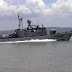 Berita Foto : Test Mesin KRI Rencong-622