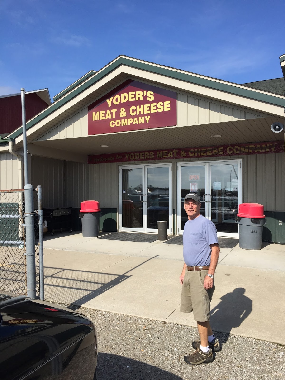 BLUE SKY AHEAD Yoder's Meat & Cheese Company, Shipshewana, IN