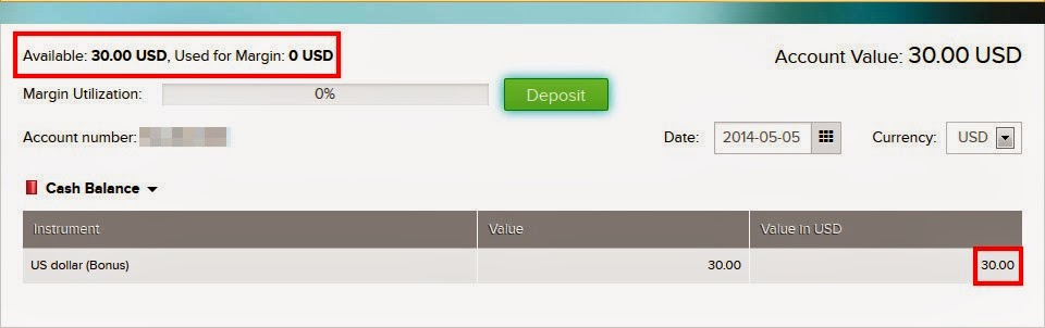 Bonus bez depozytu forex 2014