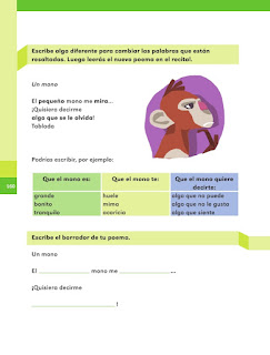 Apoyo Primaria Español 1er grado Bimestre 4 lección 15 La escritura de un haikú 