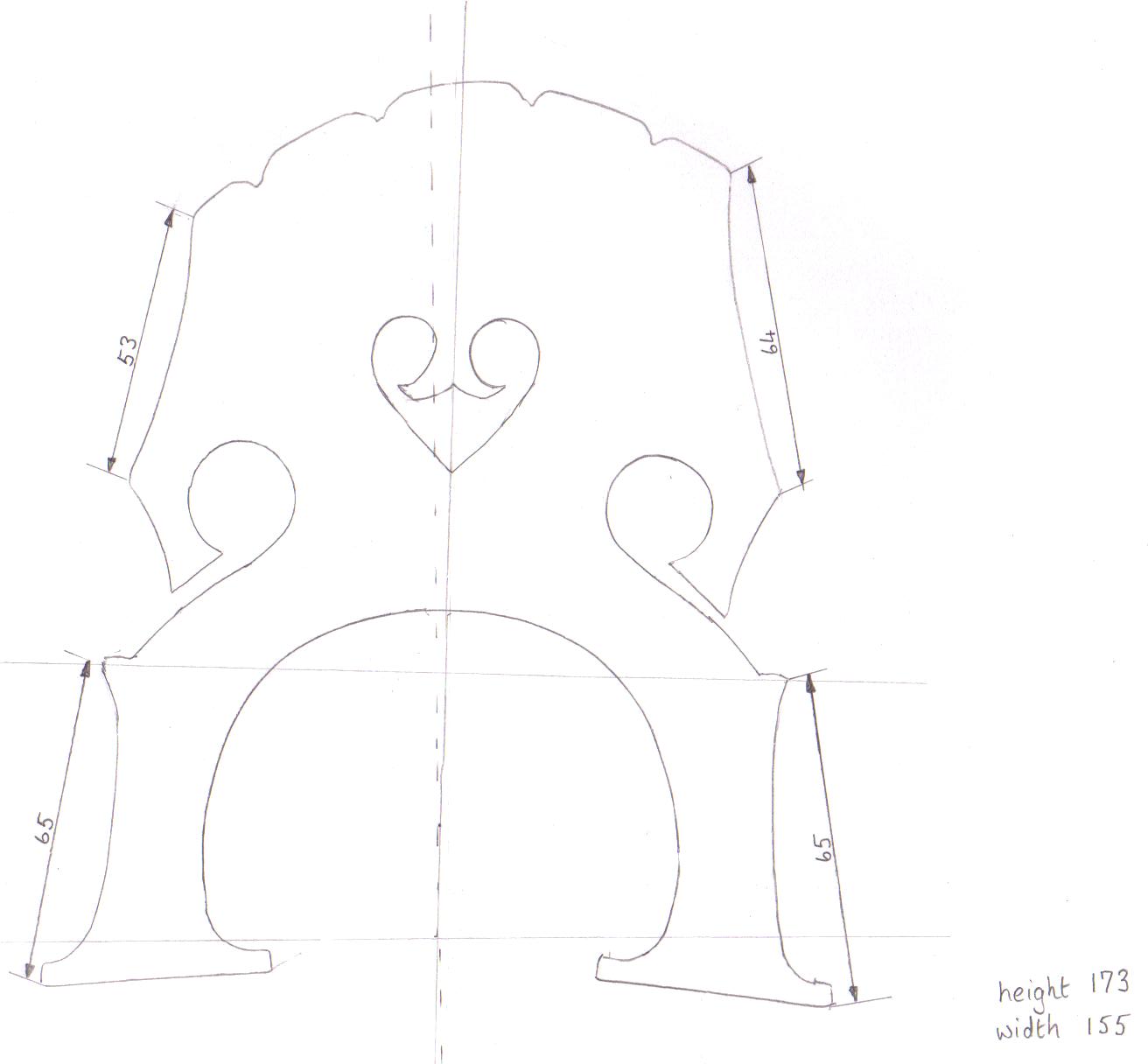 Bass Care Instrument Repair Fitting necks and bridges on a double bass