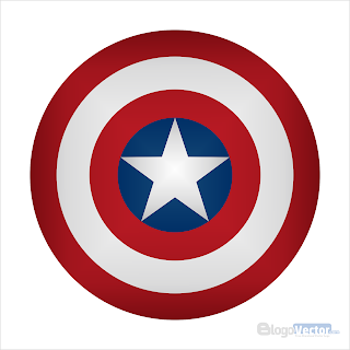 Captain America Shield Logo vector (.cdr)
