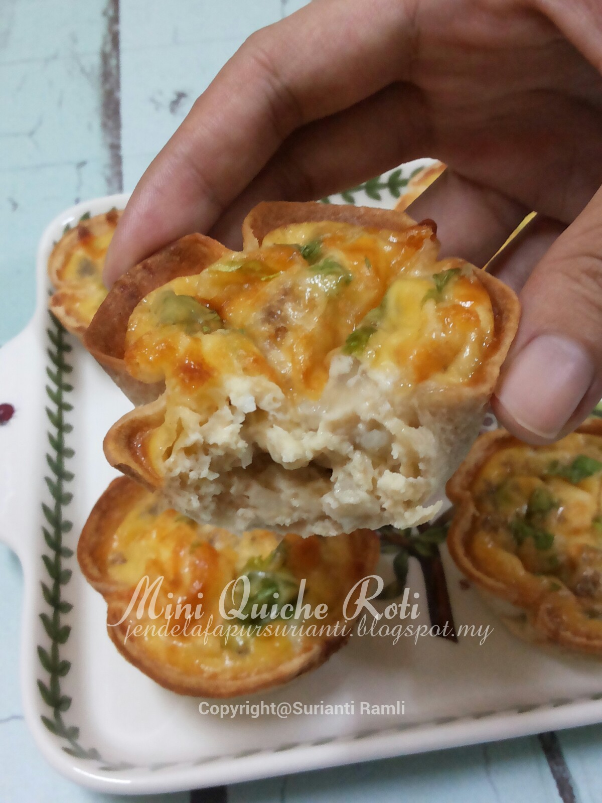 Jom masak: Mini Quiche Roti yang sedap dan ringkas, step 