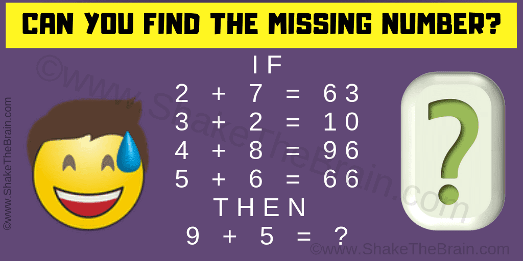 Maths Logical Equation Brain Teaser with Solution