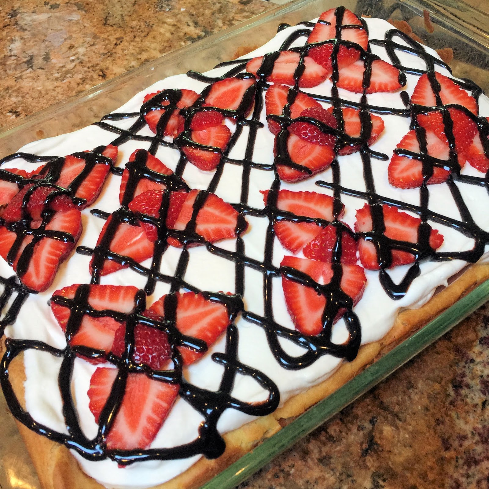 For the Love of Paper! Chocolate Eclair Cake