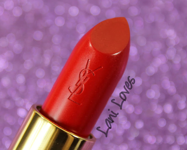 YSL Rouge Pur Couture #55 Rouge Anonyme Lipstick Swatches & Review