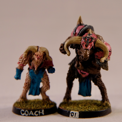 The Big Boss and the Big Guy Coach model and Minotaur