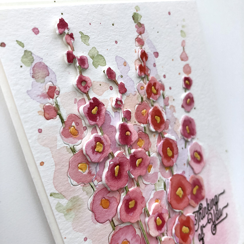 Impression Obsession Hollyhocks....