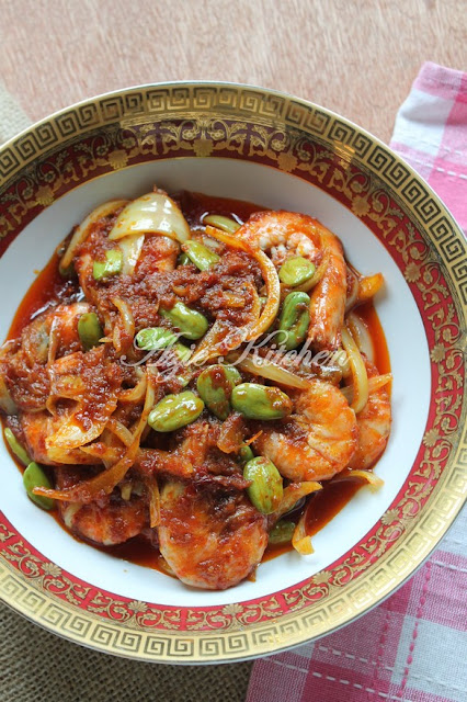 Sambal Udang Petai Yang Sangat Sedap