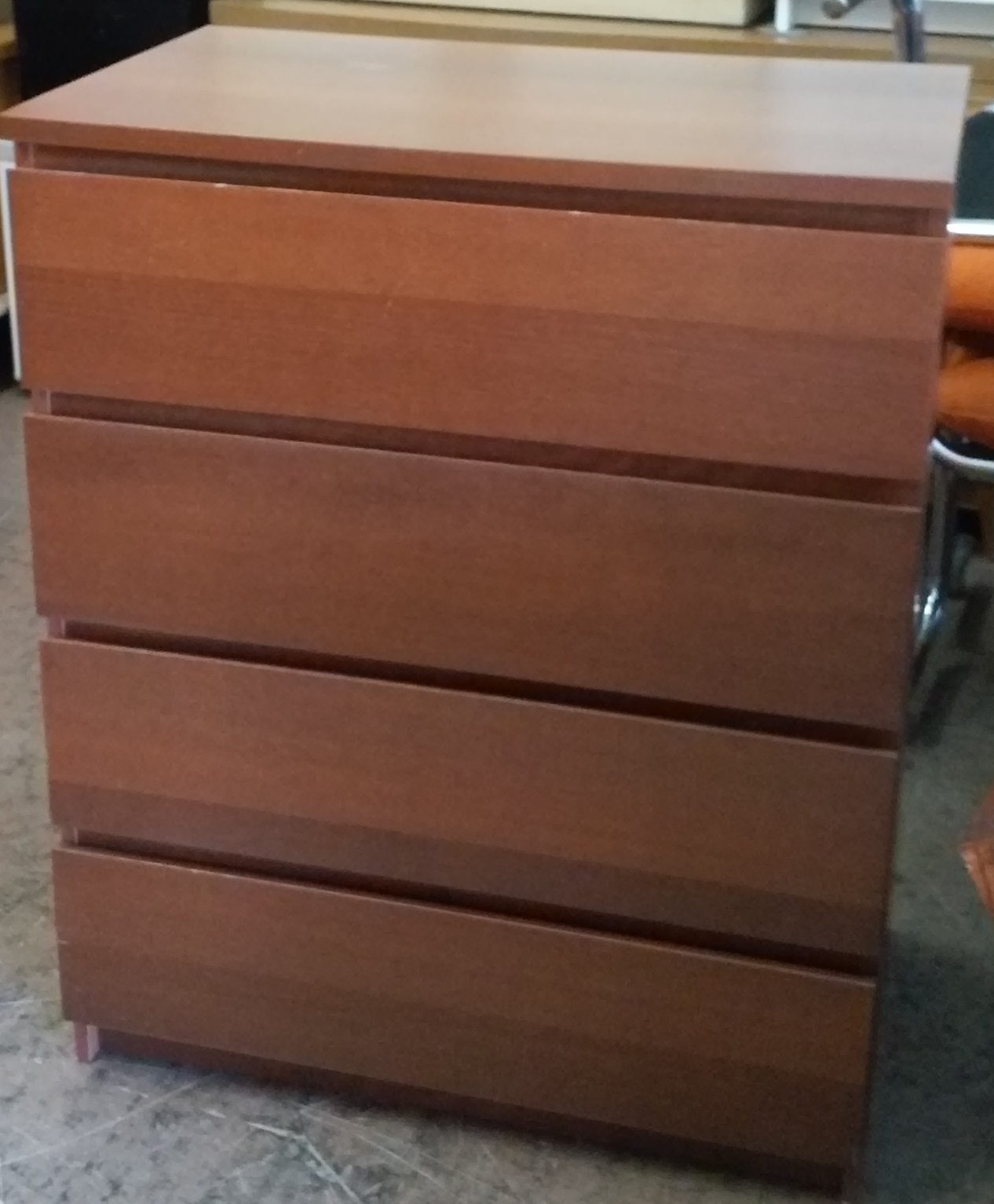 Uhuru Furniture Collectibles Sold Ikea Malm 4 Drawer Chest 70