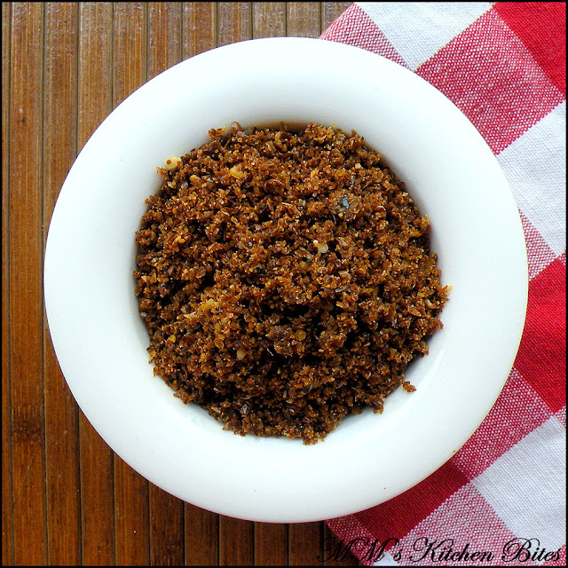 Flax Seed Chutney Podi mmskitchenbites