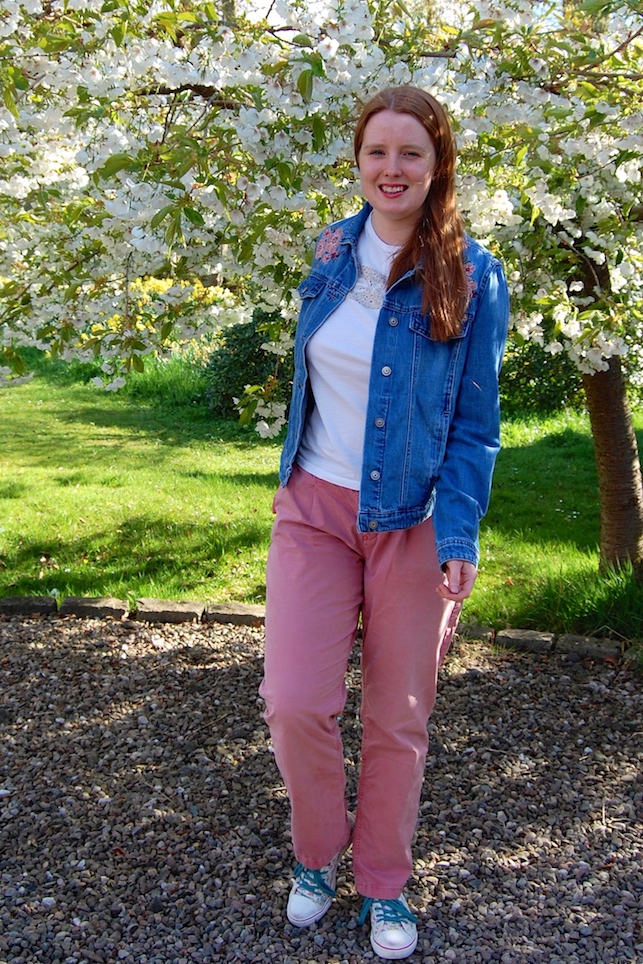 Blossom Embroidered Denim Jacket | G is for Gingers