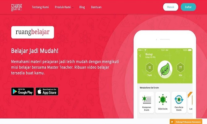 Belajar Mudah dan Menyenangkan di Ruangbelajar dari Ruangguru
