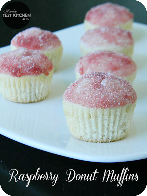 Raspberry Donut Muffins