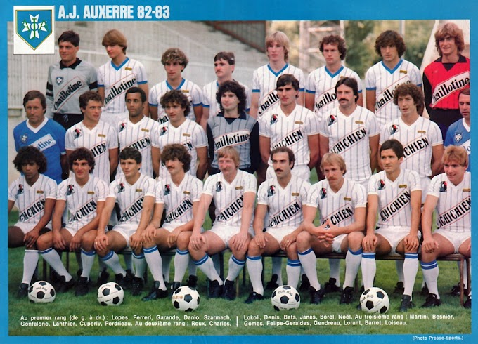 A.J AUXERRE 1982-83.