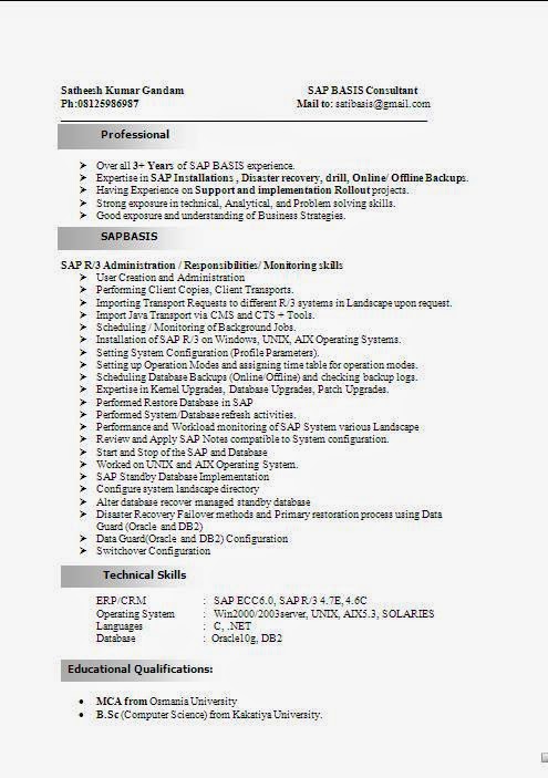 Sap abap cover letter sample - ldsresources.web.fc2.com