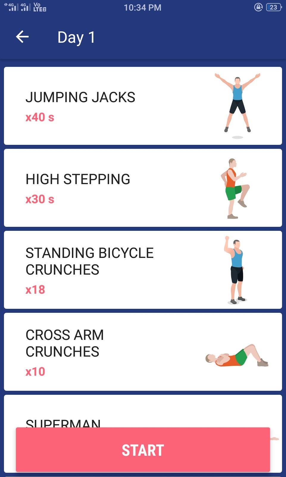 Lose belly fat in 30 Days Really Awesome Mobile App for Fitnees All