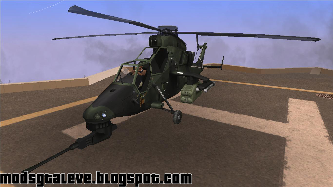 Helicópteros Eurocopter para o GTA San Andreas