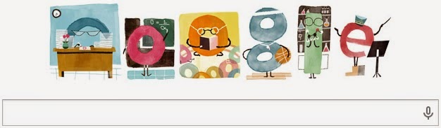 Google Doodle peringati hari guru Nasional 2014