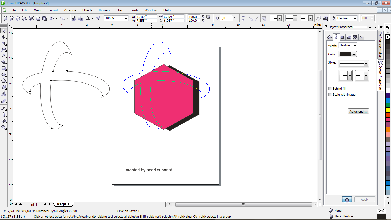 Coreldraw фигуры