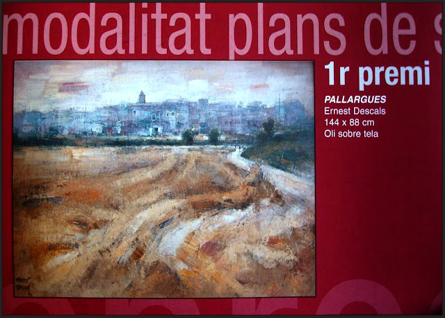 PLANS DE SIÓ-LES PALLARGUES-CATALEG-PREMIS-PINTOR-ERNEST DESCALS-CONCURS-PINTURA-HOMENATGE-EXPOSICIÓ-CERVERA-FRANCESC BUIREU