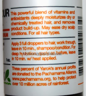 Yarok feed your youth hair scalp serum