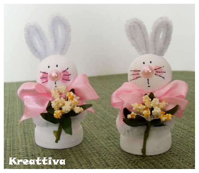 Mini coniglietto pasquale - Kreattivablog