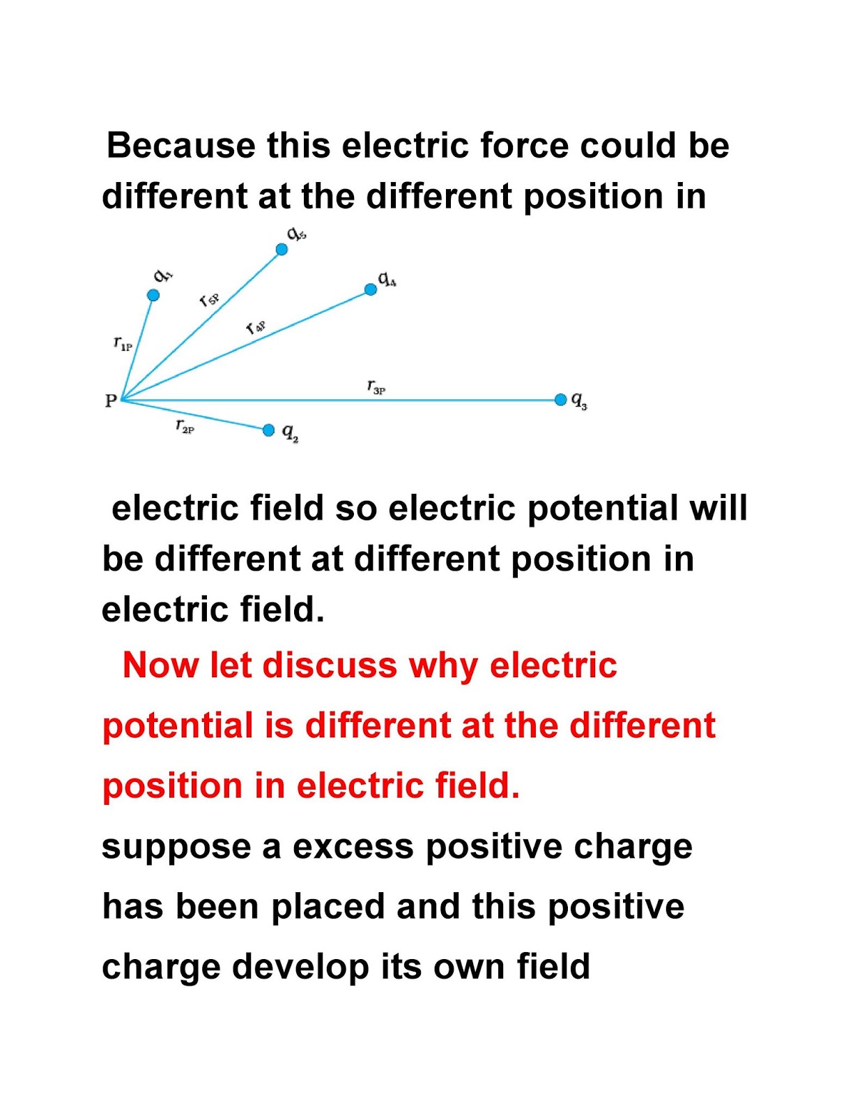 Electric potential PHYSICS EDUCATION
