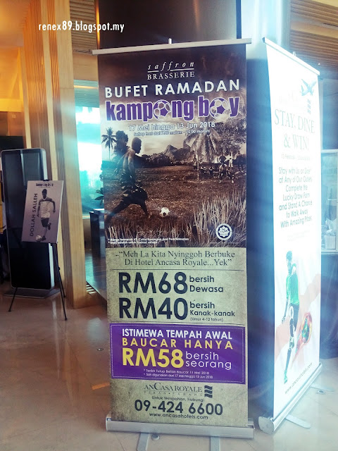 Buffet Ramadhan Bertemakan Kampung Boy di Ancasa Royale, Pekan