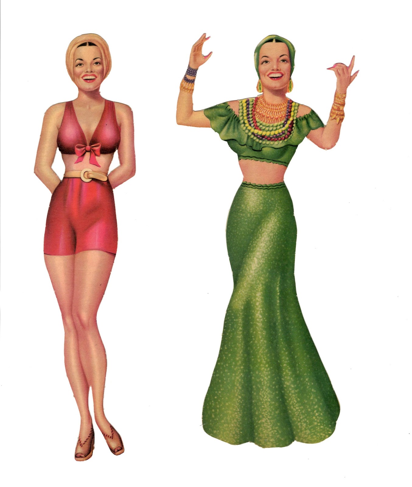 carmen miranda paper dolls