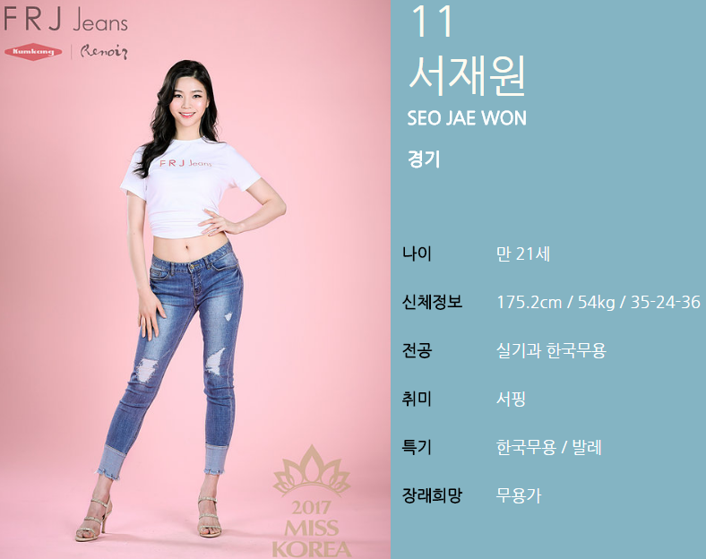 2017 l Miss Korea l Seo Jae-won 11